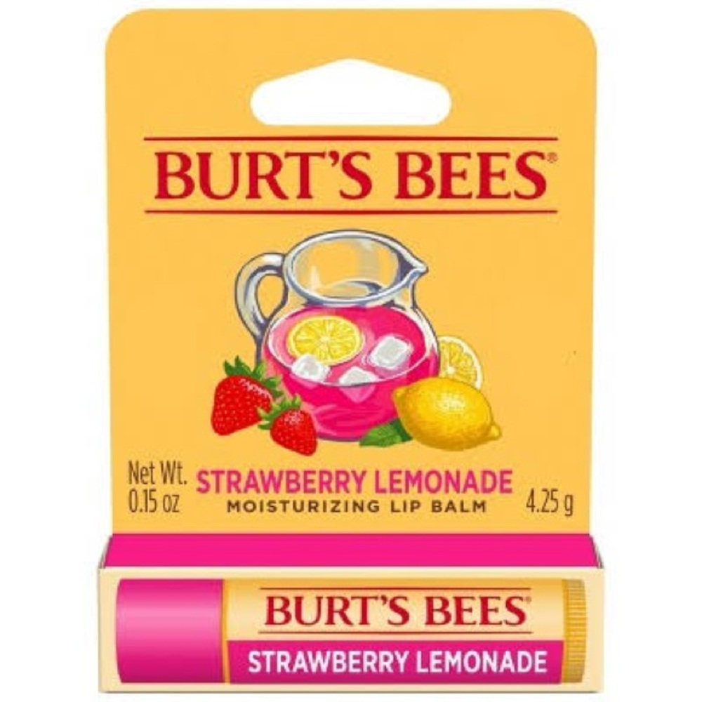 Burt's Bees Strawberry Lemonade Lip Balm - 0.15oz
